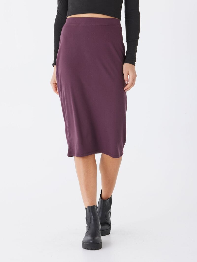 Marla Luxe Rib Midi Skirt