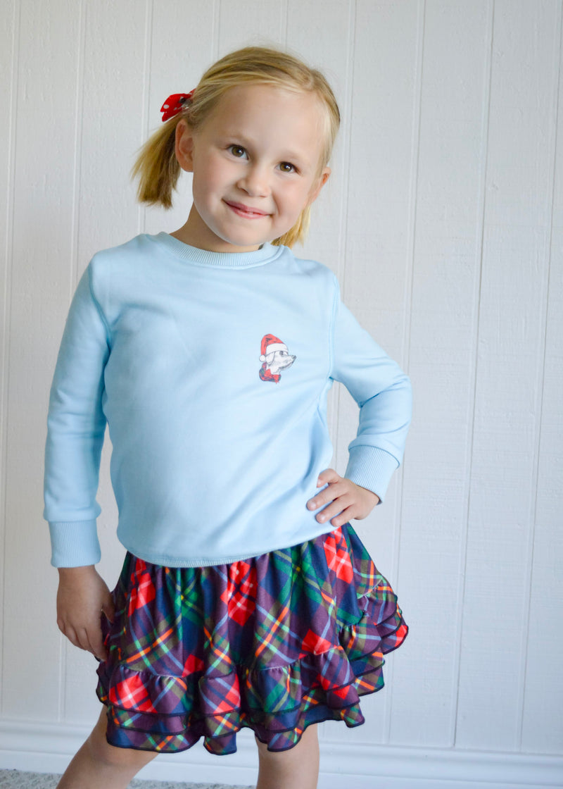 Ruffle Skort - Festive Plaid