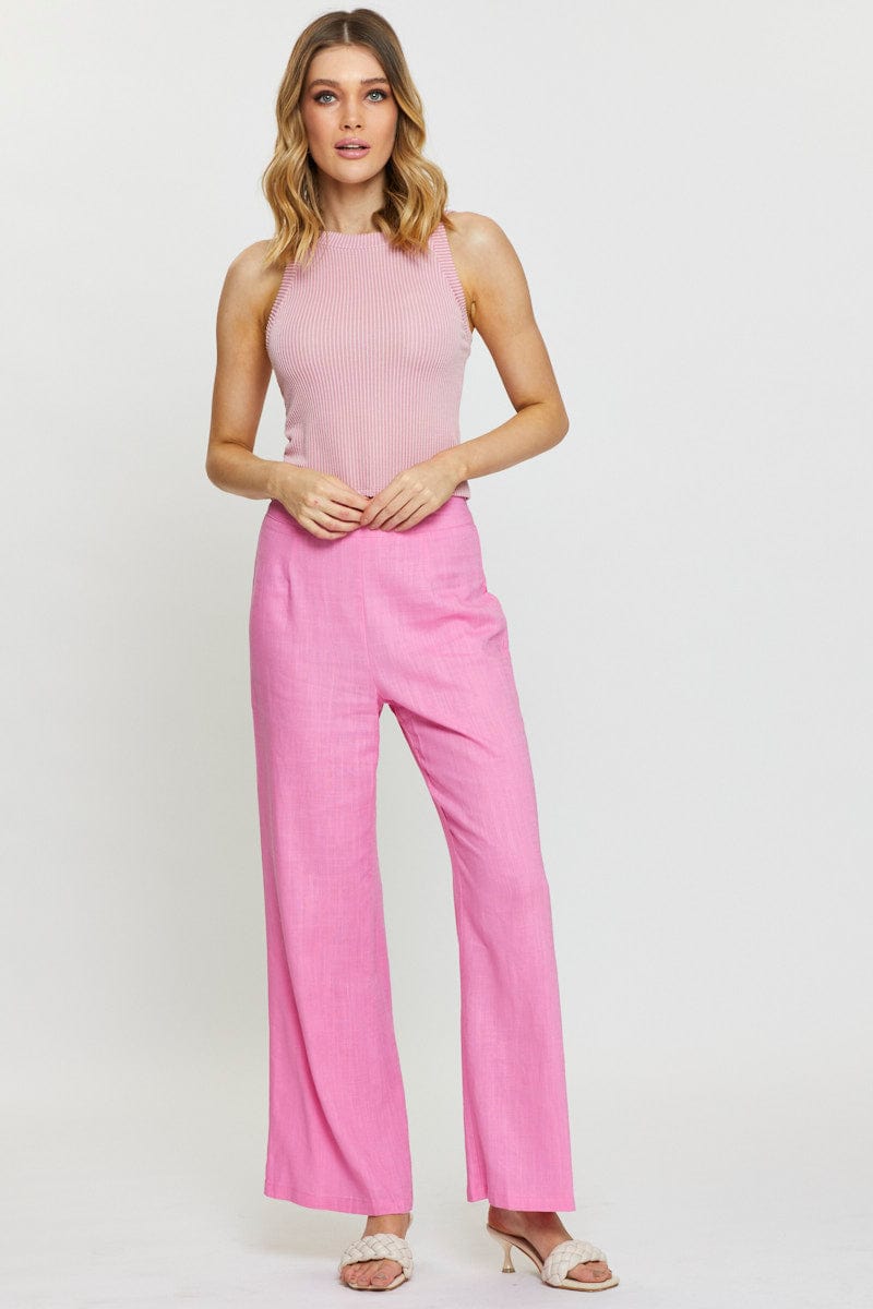 Pink Singlet Top