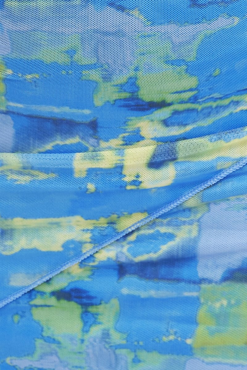 Multi Abstract Mesh Skirt Seam Detail