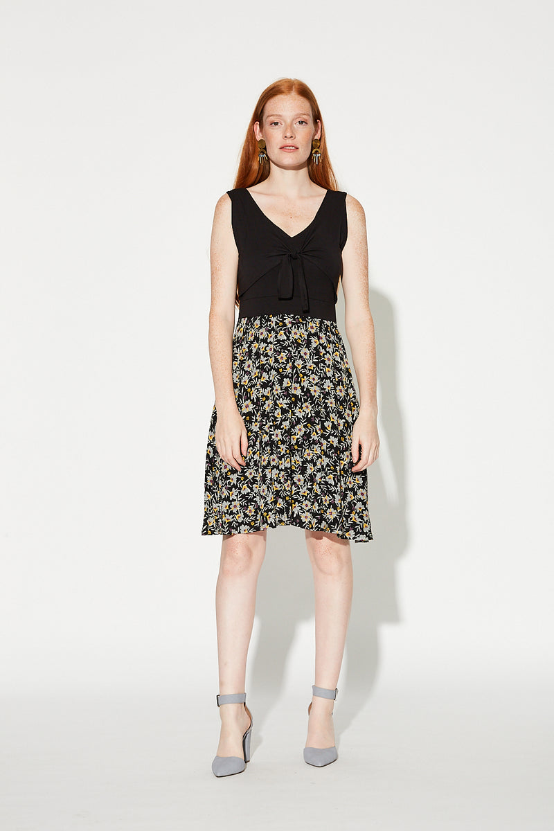 Eloise Dress / Floral Black