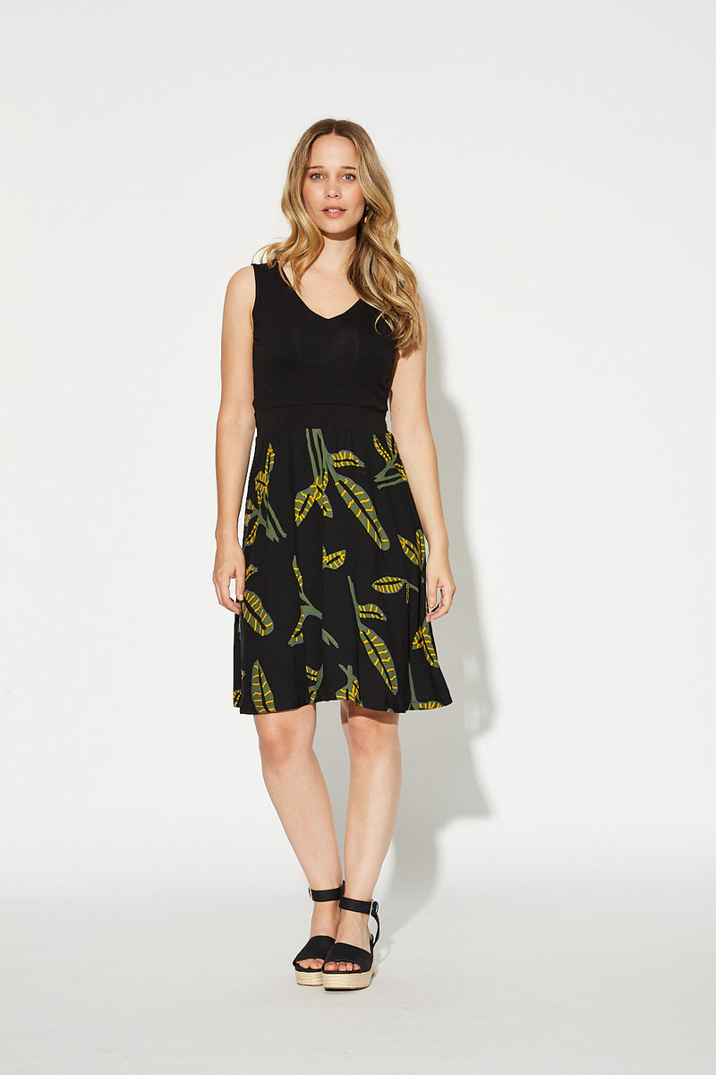 Eloise Dress / Floral Black