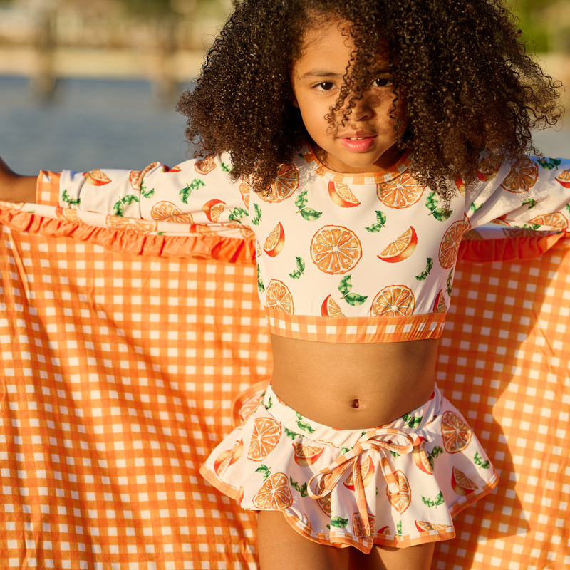 Skirt Bikini - Oranges