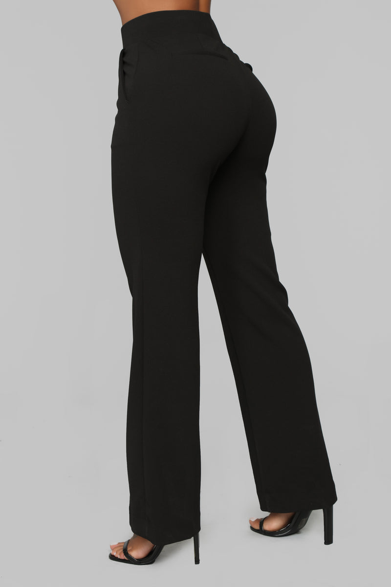 Celine Aria Wide Leg Pants - Black
