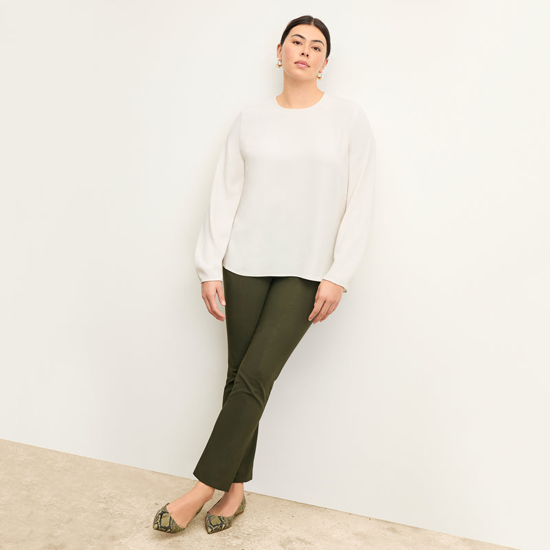 Foster Cigarette Pant - PowerStretch :: Dark Olive