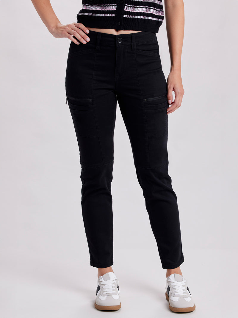Blaire Utility Zip Skinny Pant