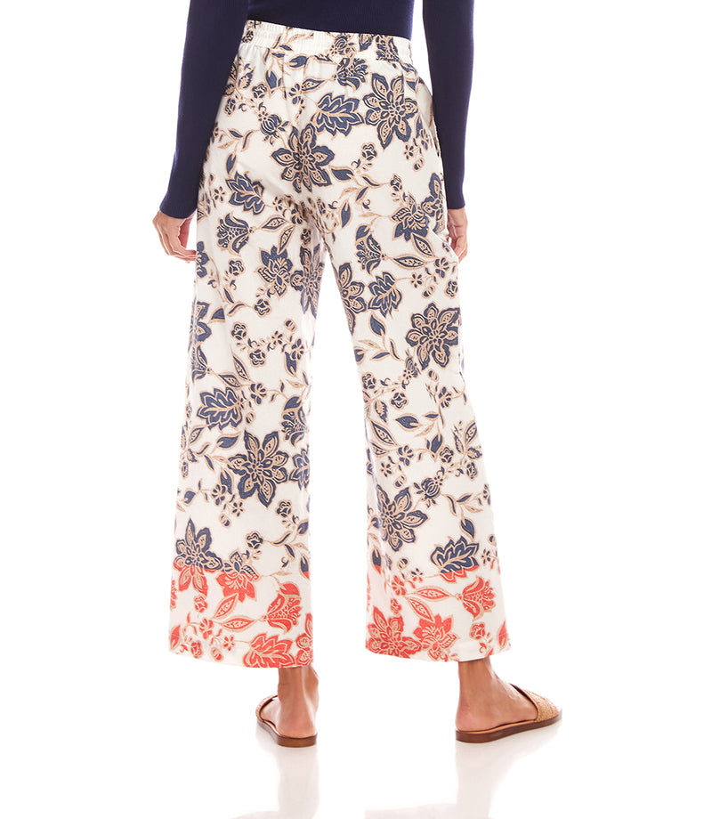 Drawstring Cropped Pants