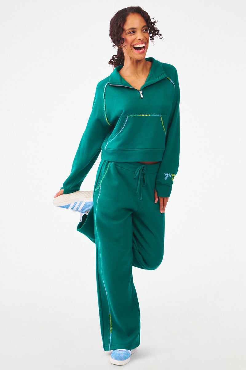 Monkey Embroidered Turner Pant