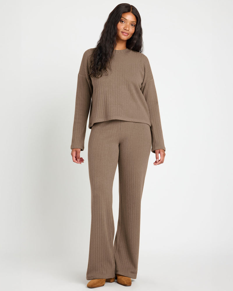 Splendid x @Cellajaneblog Wide Rib Sweater Pant