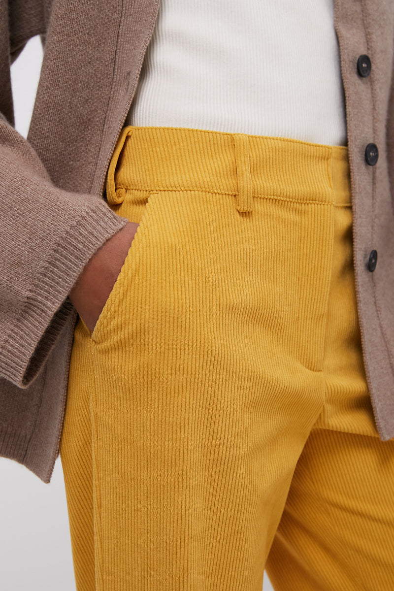 Marigold Wide Wale Corduroy Hunter Pants