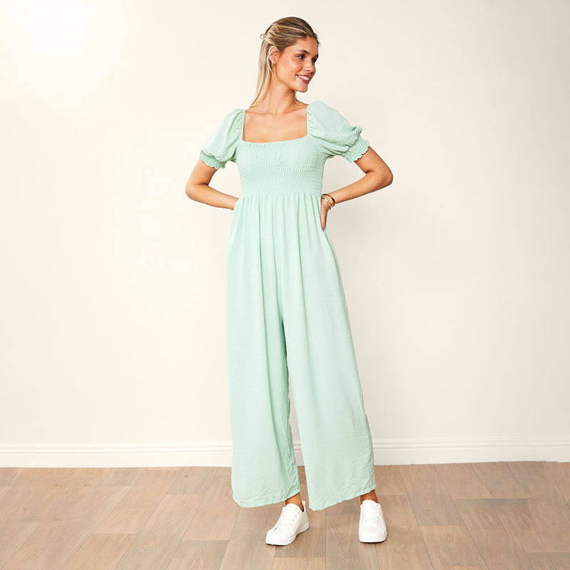 Camilla Jumpsuit (Mint)