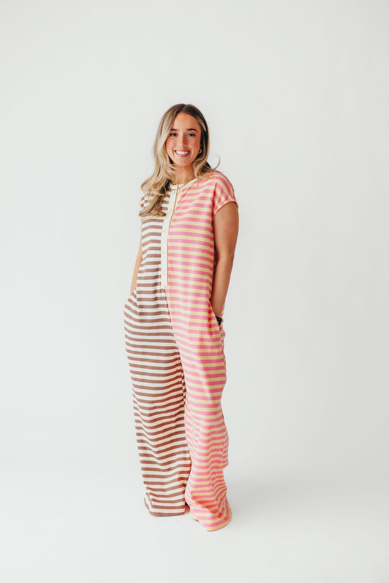 Lia Stripe Jumpsuit | Neapolitan | +Plus Available | FINAL SALE
