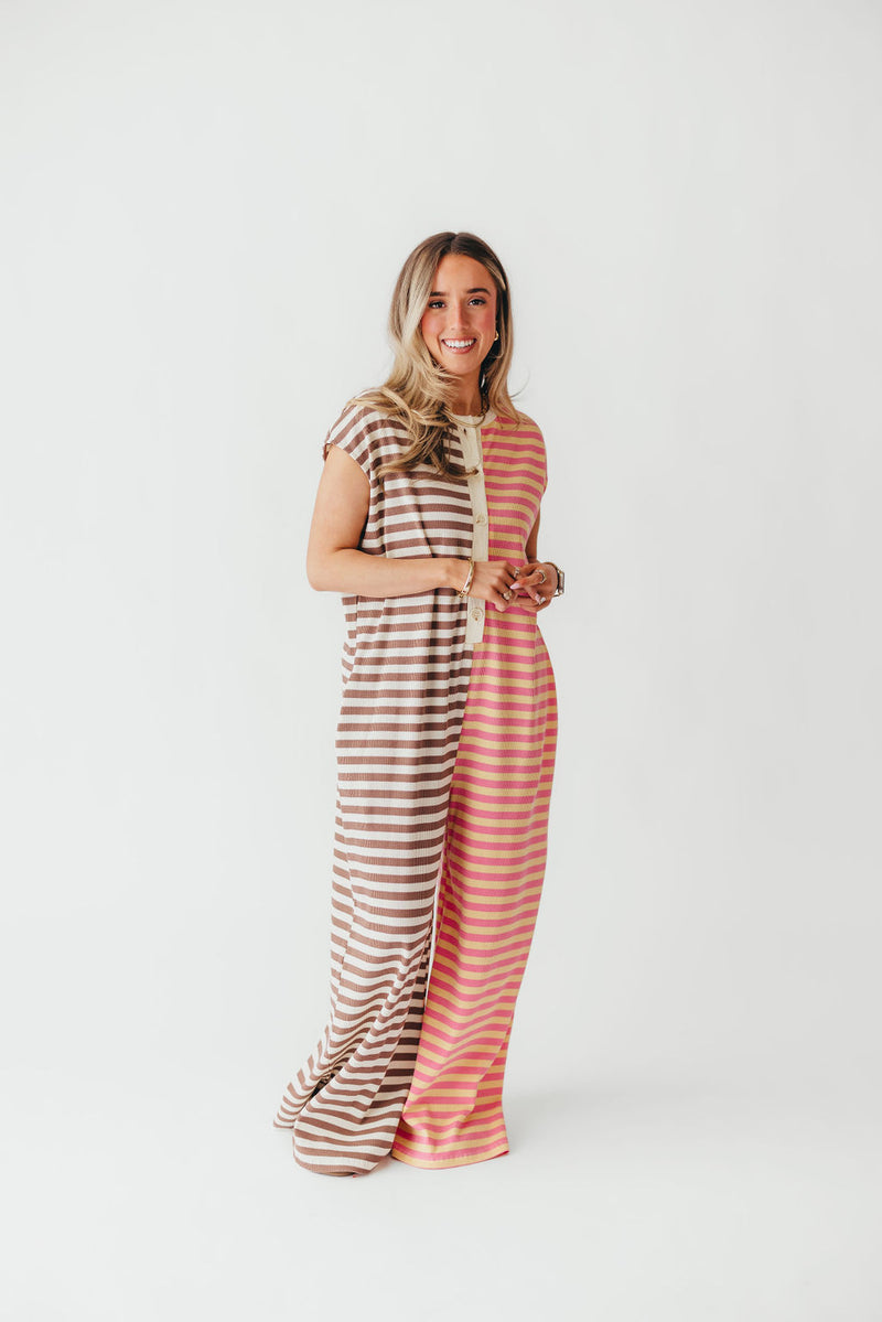 Lia Stripe Jumpsuit | Neapolitan | +Plus Available | FINAL SALE