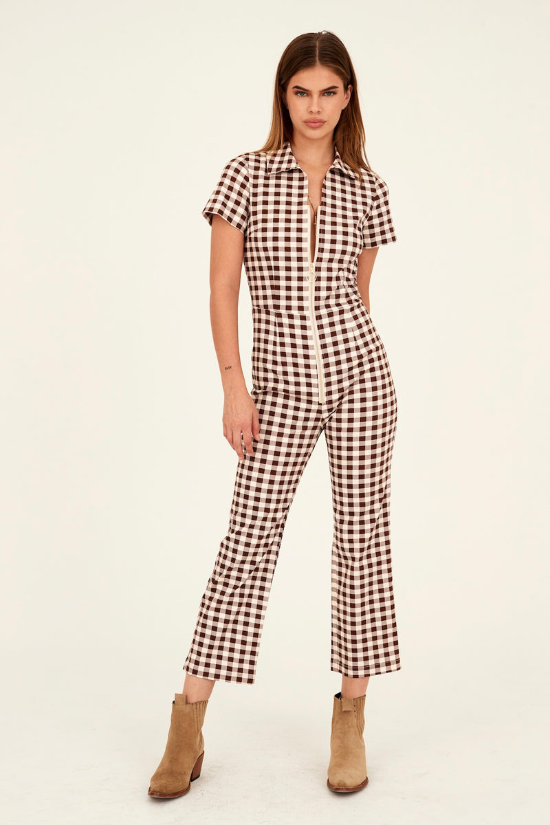 XENO JUMPSUIT - PLAID