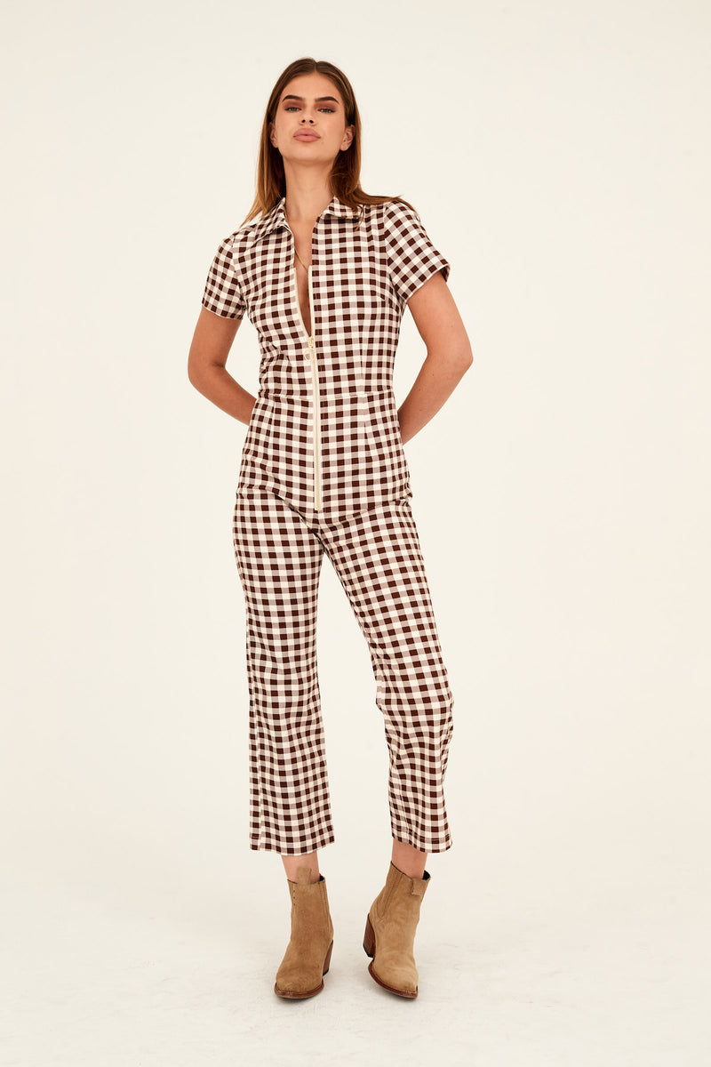 XENO JUMPSUIT - PLAID