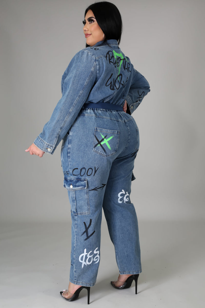 Daisy Denim Jumpsuit