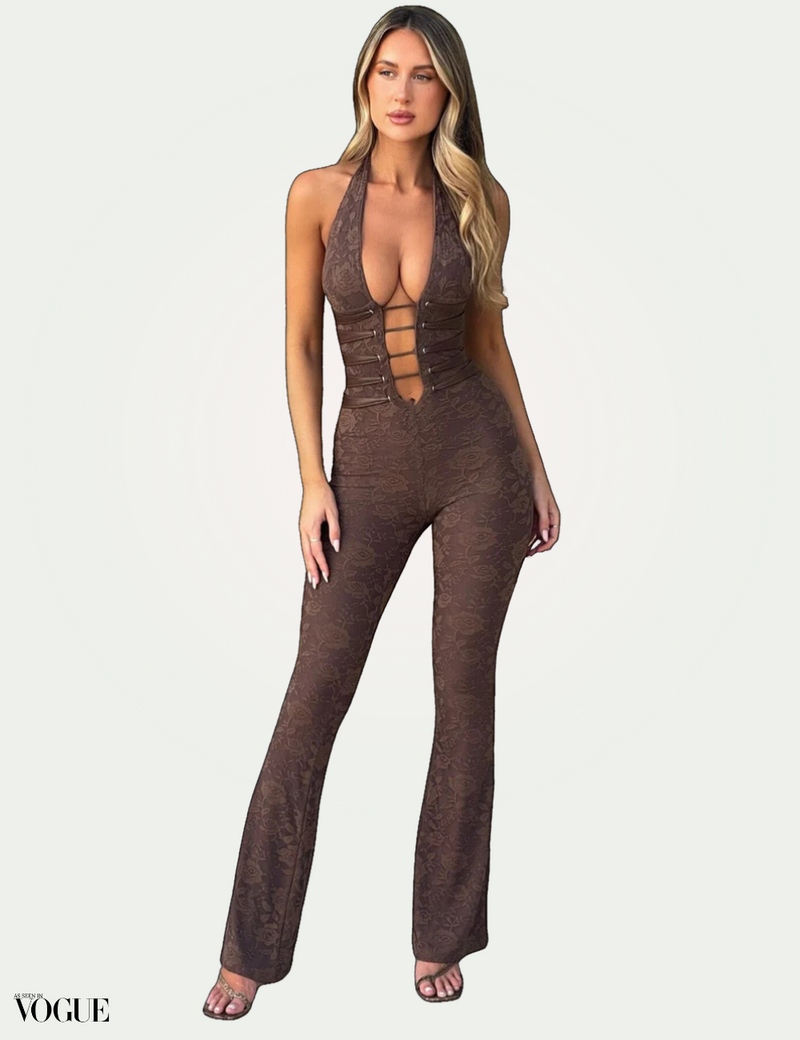 Lace Slim Fit Jumpsuit