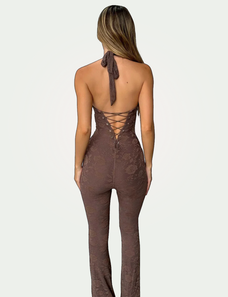 Lace Slim Fit Jumpsuit
