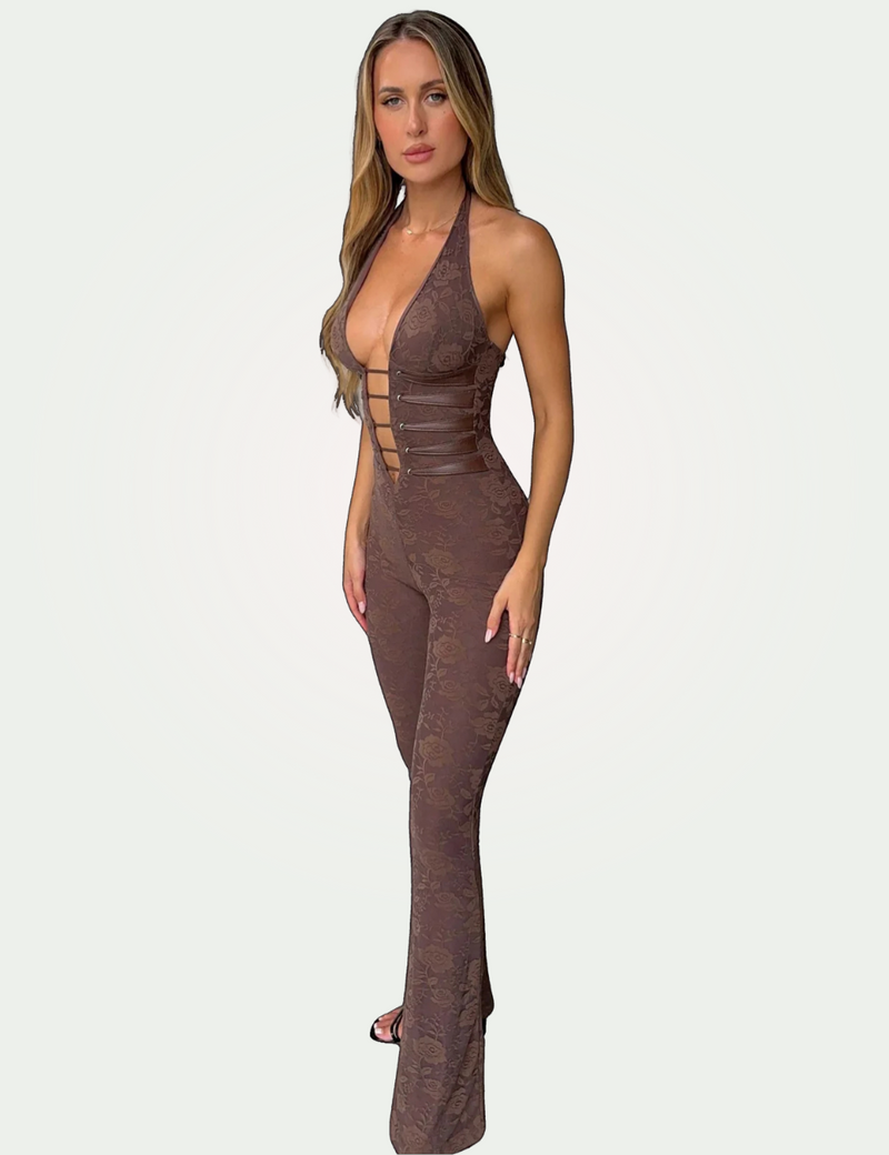 Lace Slim Fit Jumpsuit
