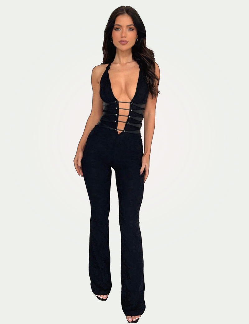 Lace Slim Fit Jumpsuit