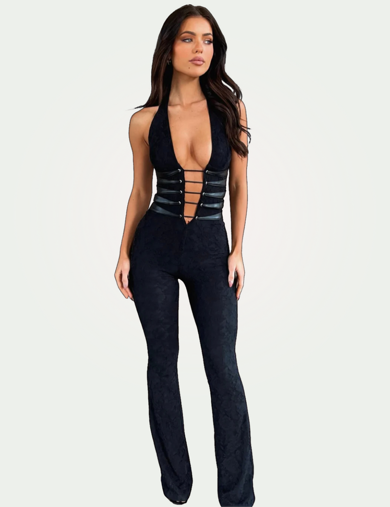 Lace Slim Fit Jumpsuit