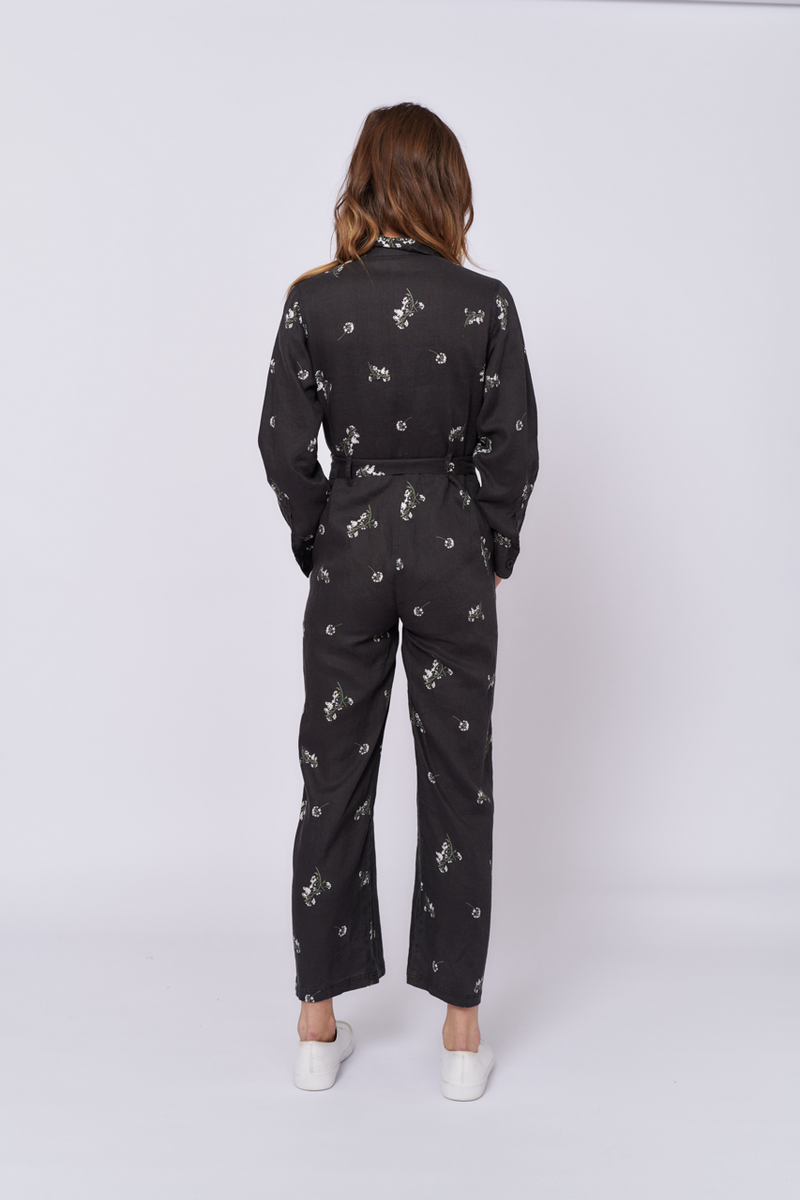 Aviator Jumpsuit in Floral