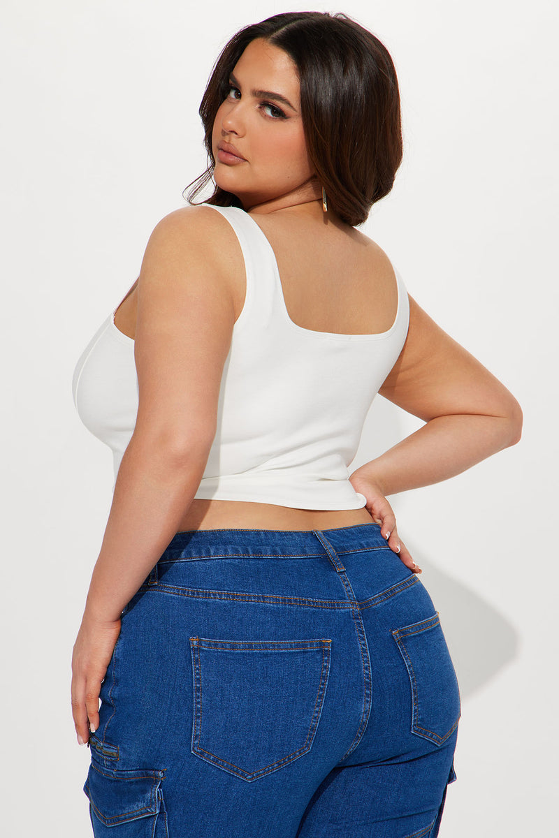 Belle Corset Top - White