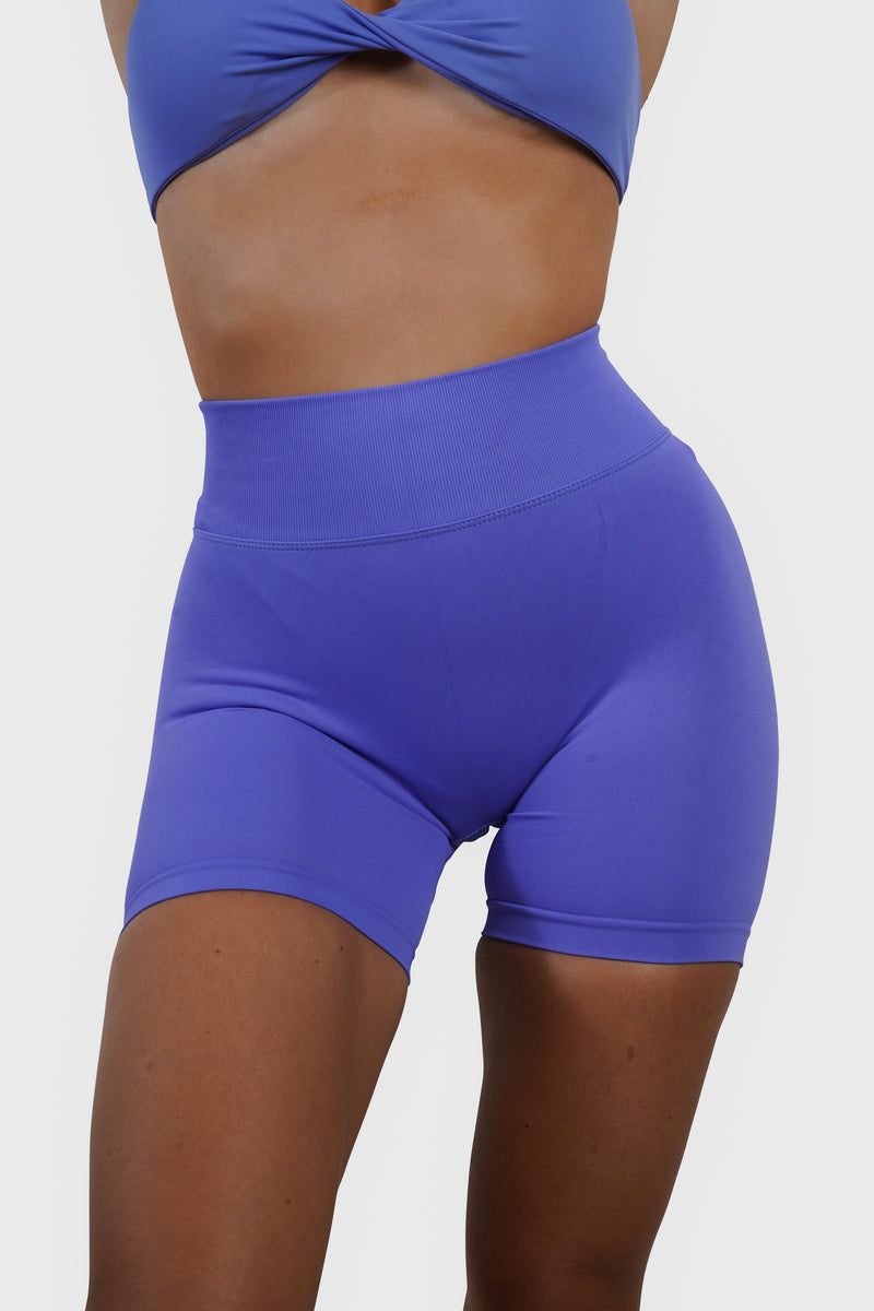 CORE SCRUNCH SHORTS - INDIGO