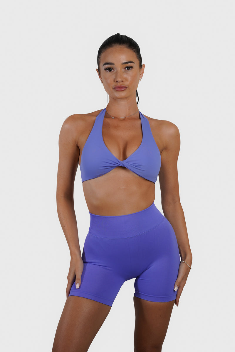 CORE SCRUNCH SHORTS - INDIGO
