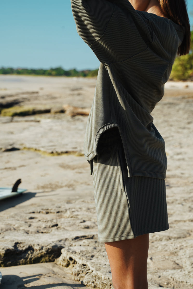 Olive Matching Set - Shorts