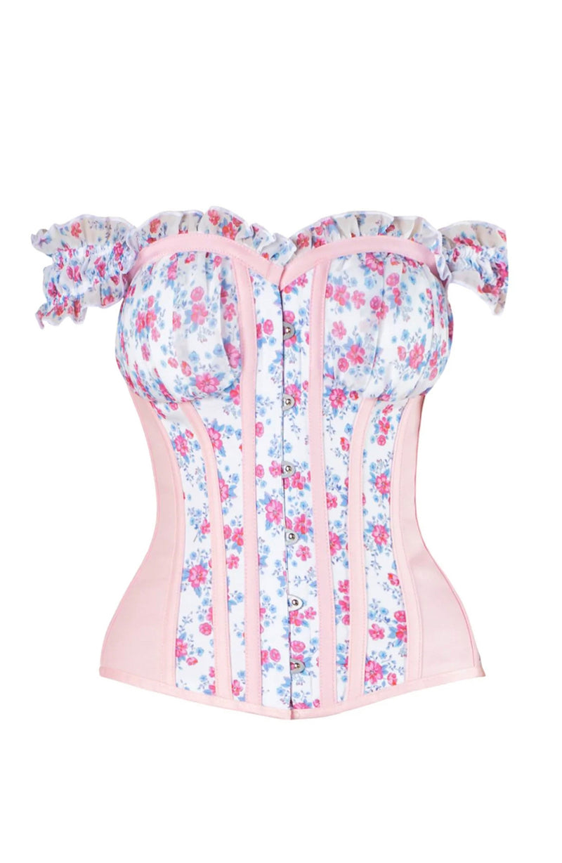 Flirty Floral Corset Top
