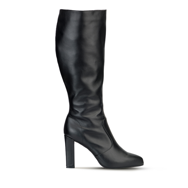 Cali Leather High Heel Long Boots