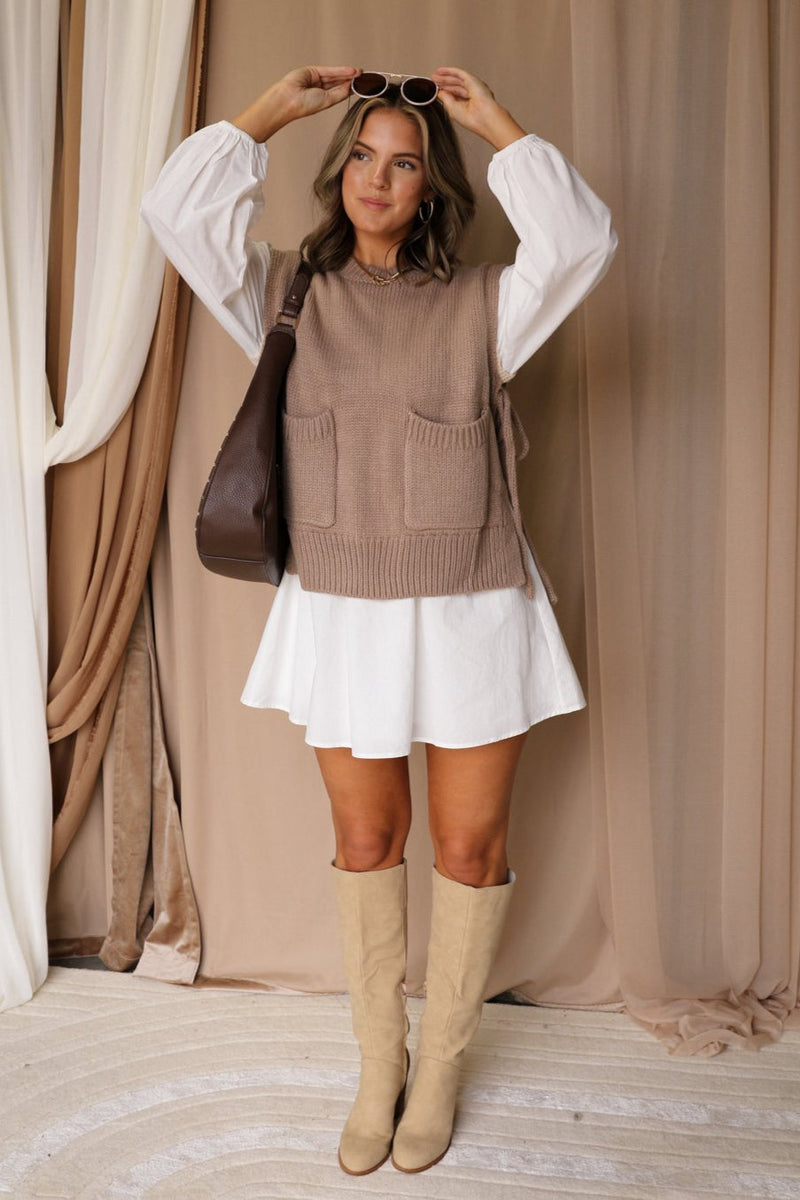Shiloh Khaki Knee High Boot