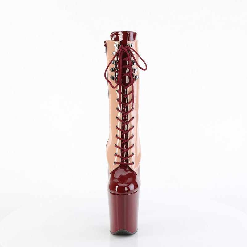 FLAMINGO-1054DC Blush-Burgundy Patent/Blush Burgundy