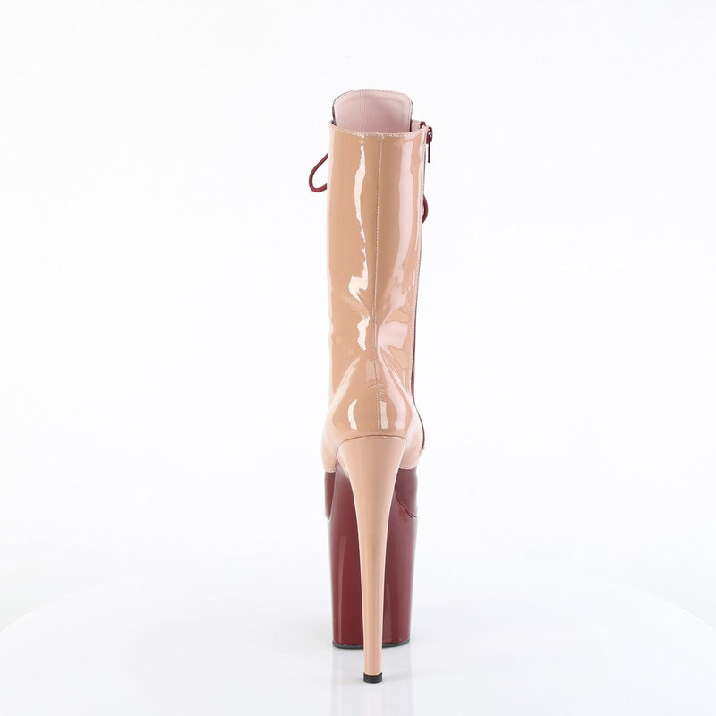 FLAMINGO-1054DC Blush-Burgundy Patent/Blush Burgundy
