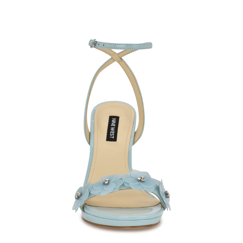 Lovely Flower Platform Sandals