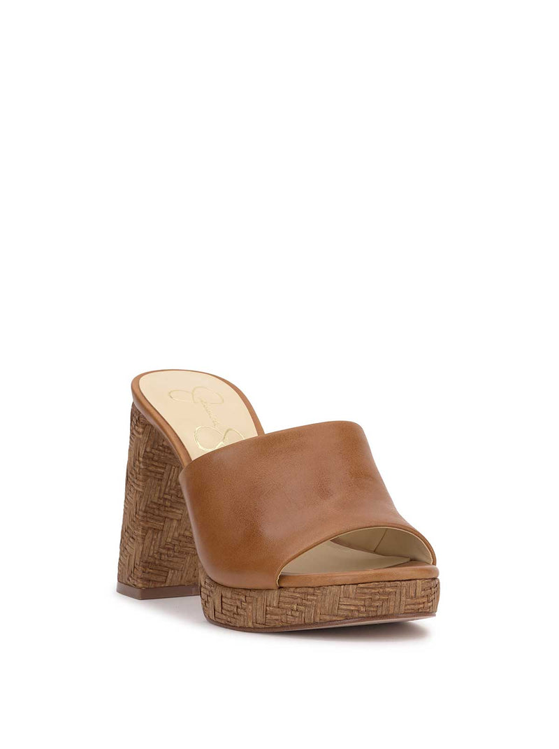Kameena Mule Platform in Brown Sugar