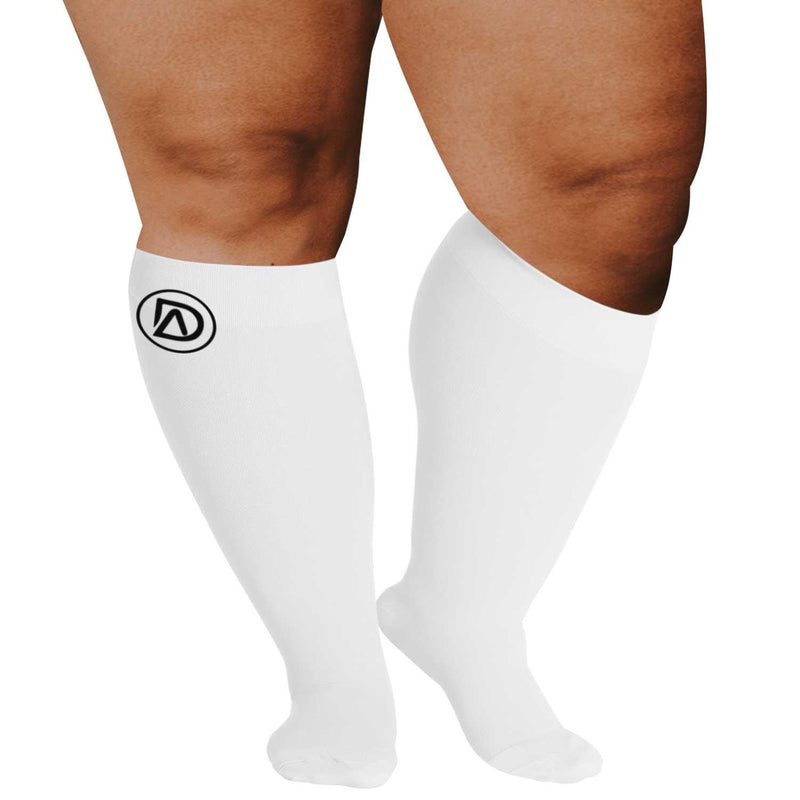 Plus Size Compression Socks 20-30 mmHg | Wide Calf by Dominion Active
