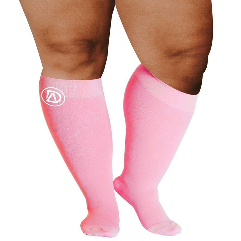 Plus Size Compression Socks 20-30 mmHg | Wide Calf by Dominion Active