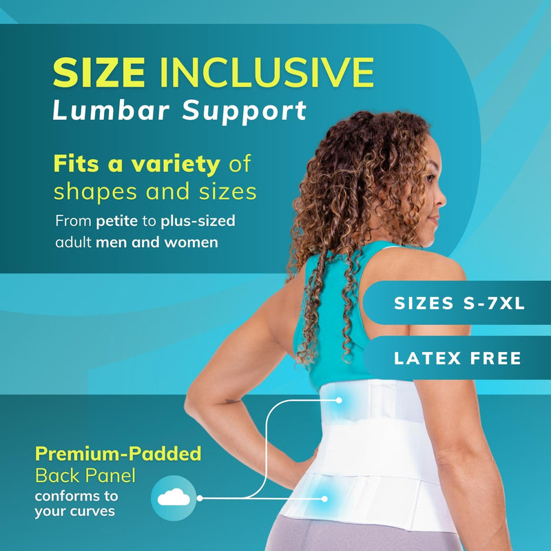 Plus Size Back Brace | Bariatric Big & Tall Support in Extra Large Overweight to Morbidly Obese Sizes