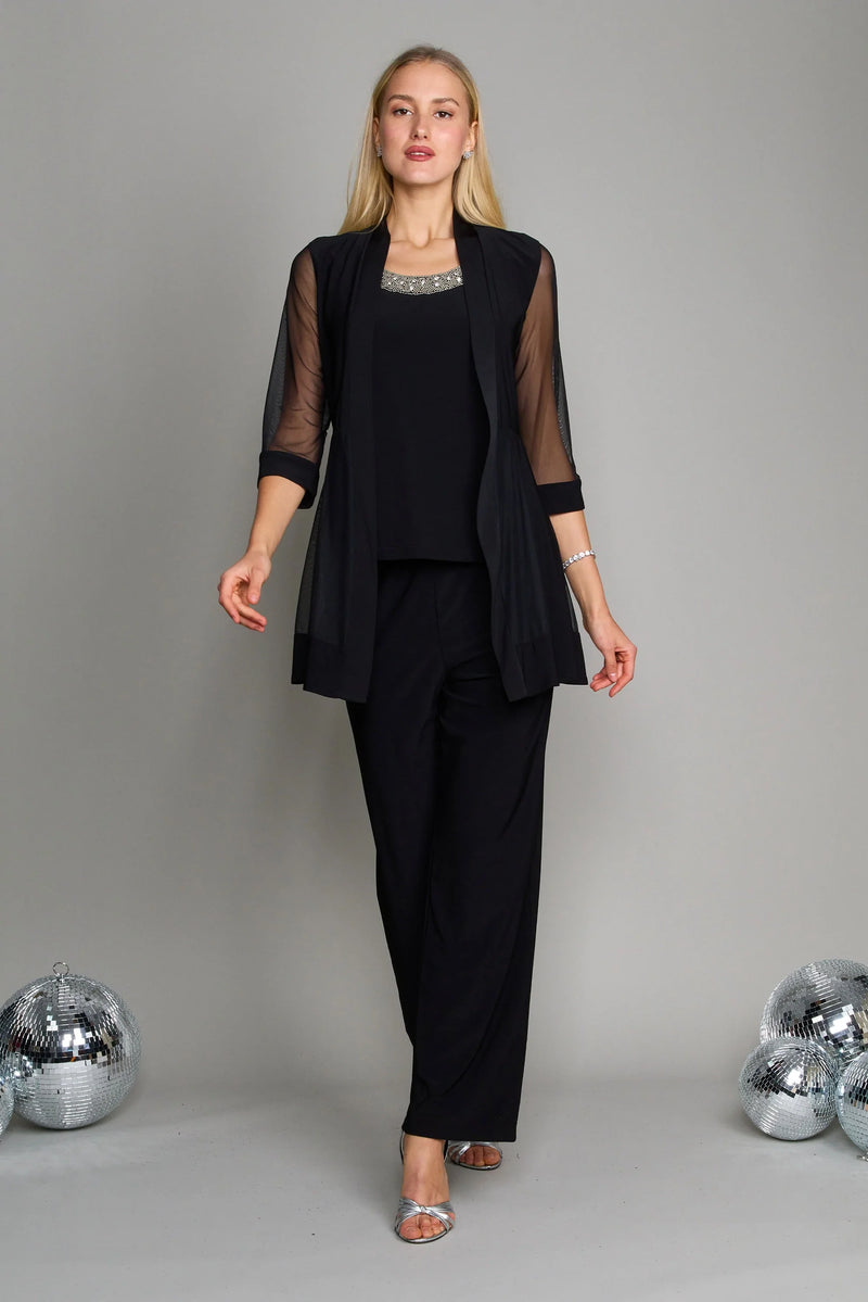 R&M Richards 8764W Plus Size Formal Pants Suit