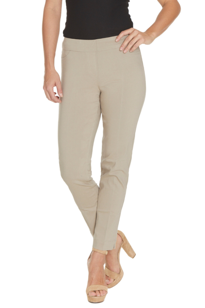 Women's Plus Size Trouser Pants - Stone