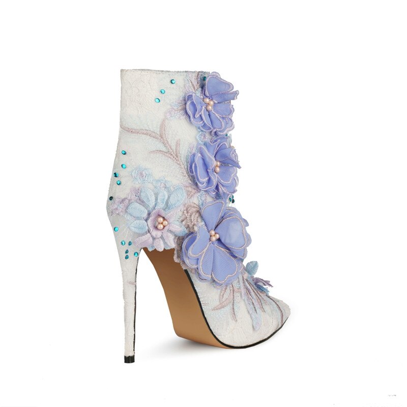 Like a Virgin -  High Heel Drag Queen Ankle Boots - Plus size