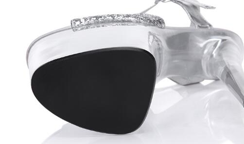 Barbara - Drag Queen Plexiglas Platform Shoes - Plus Size