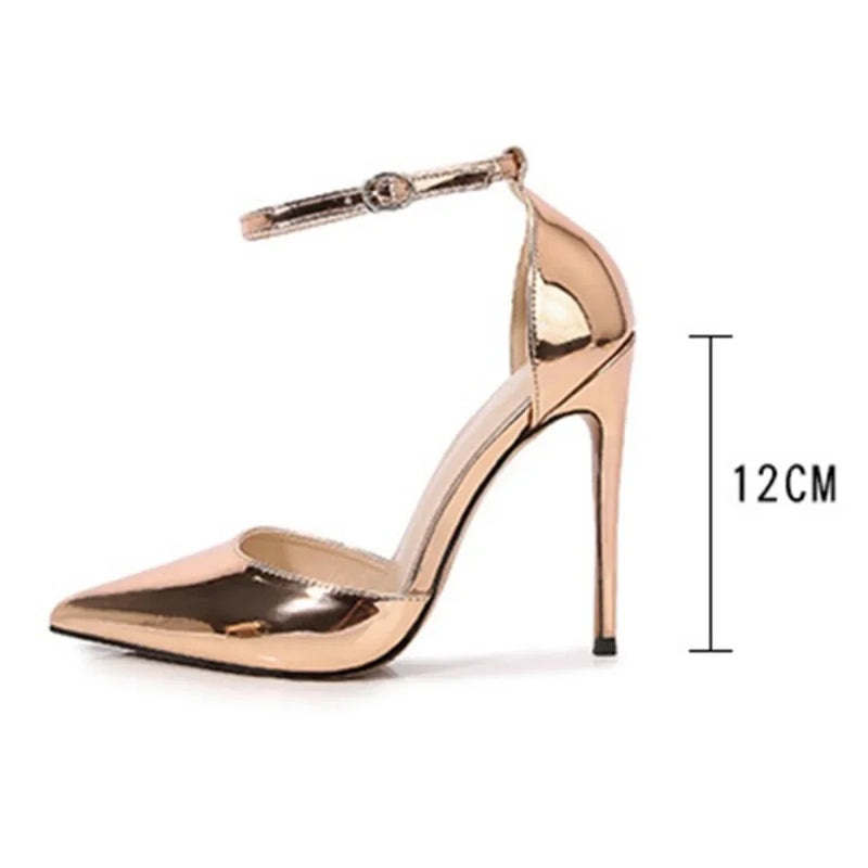 Lucy - Drag Queen Silver Shoes - Plus size
