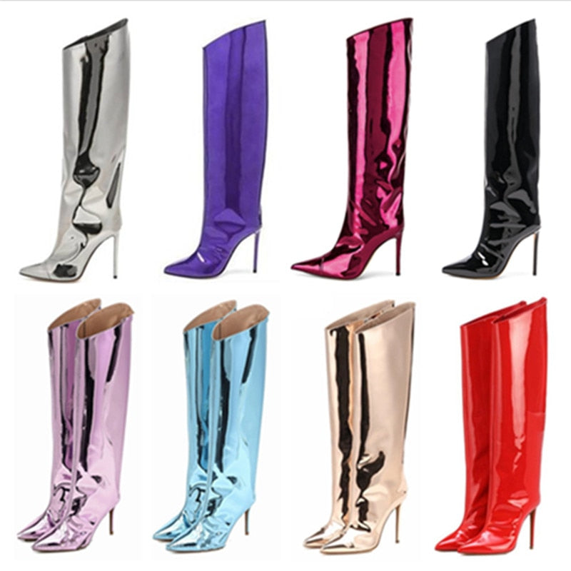 Miroir - Brilliant Drag Queen Boots - Plus size