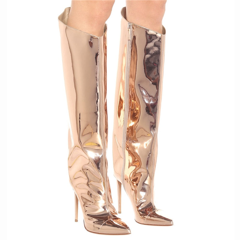 Miroir - Brilliant Drag Queen Boots - Plus size