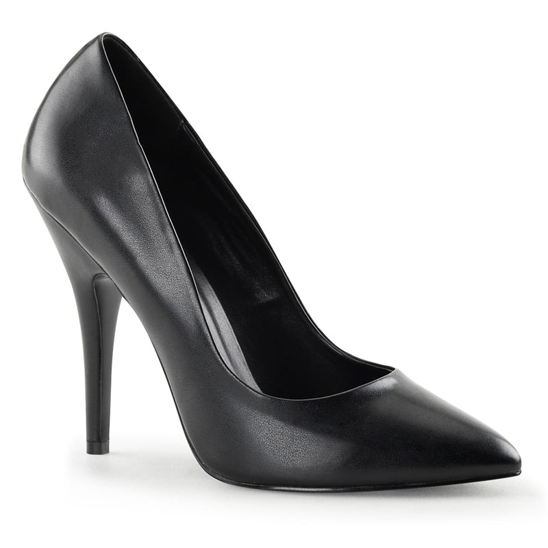 Pleaser Seduce-420 Black Matte Classic Pumps