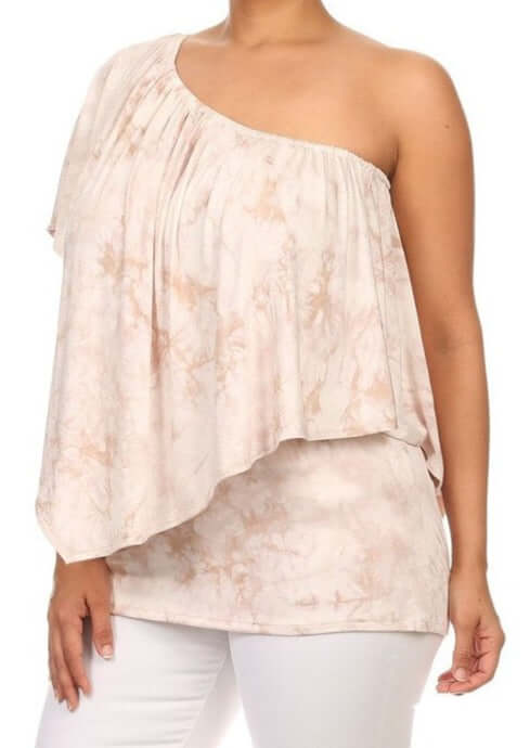 Convertible Tie Dye Top Plus Size CLEARANCE FINAL SALE