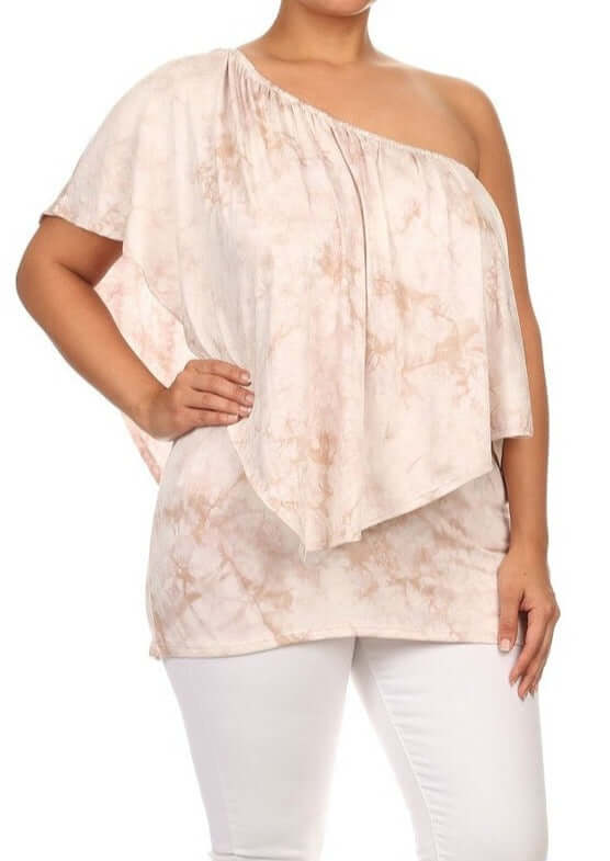 Convertible Tie Dye Top Plus Size CLEARANCE FINAL SALE